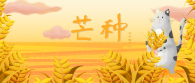 芒种节气插画微信公众号首图