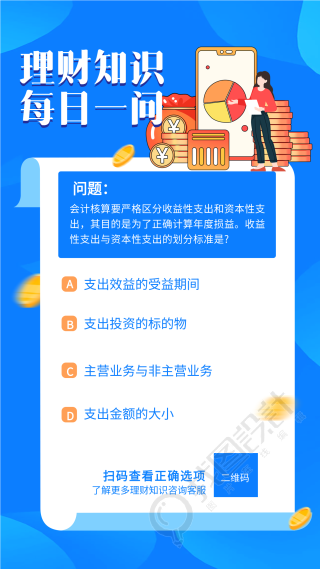 理财知识每日一问金融知识海报