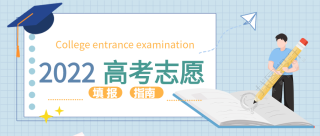 高考填报志愿指南简约网格微信公众号封面首图