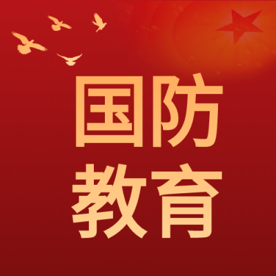 国防教育日党政白鸽红旗士兵剪影封面图