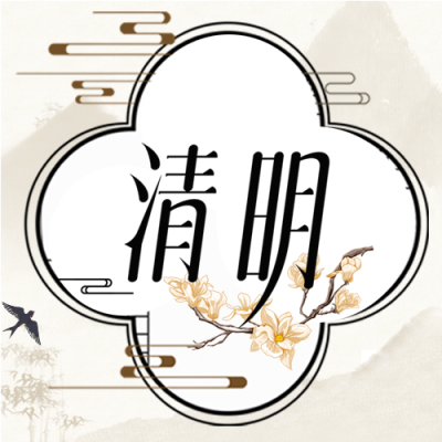 清明时节淡雅玉兰花微信公众号次图