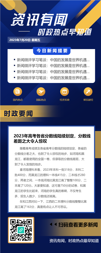 新闻资讯时政热点早知道长图