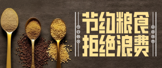 创意世界粮食日节约粮食实景微信公众号首图