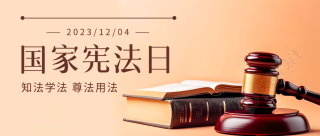 法槌实景国家宪法日依法治国微信公众号首图