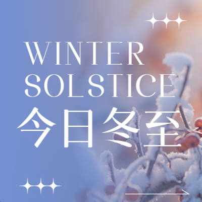 今日冬至雪花洁白弥漫天地简约微信公众号次图