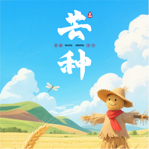 芒种24节气教育宣传微信公众号次图