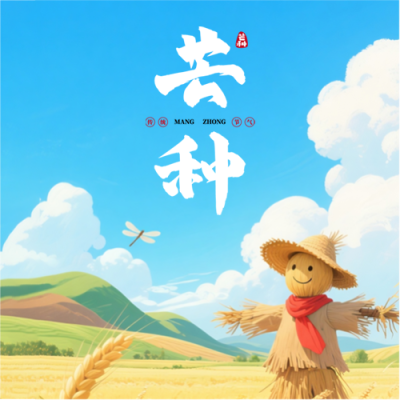  芒种24节气教育宣传微信公众号次图