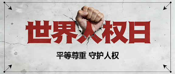 世界人权日简约宣传微信公众号首图
