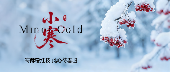 小寒节气防寒防冻微信公众号首图