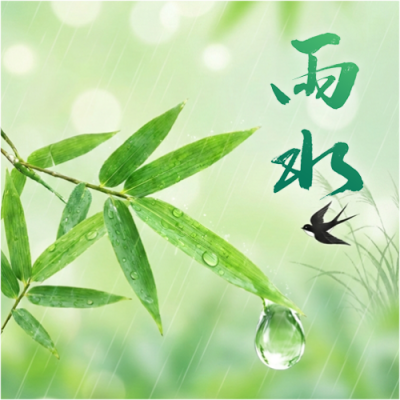 雨水时节燕子简约微信公众号次图