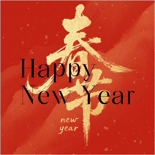 春节放假通知极简风微信公众号次图