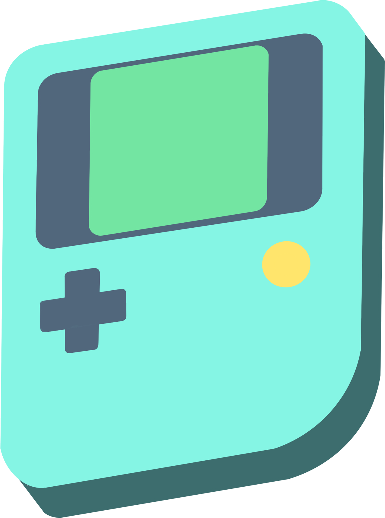 小游戏机图片绘画简单怎样画？