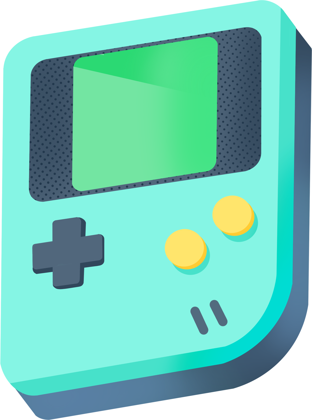 小游戏机图片绘画简单怎样画？