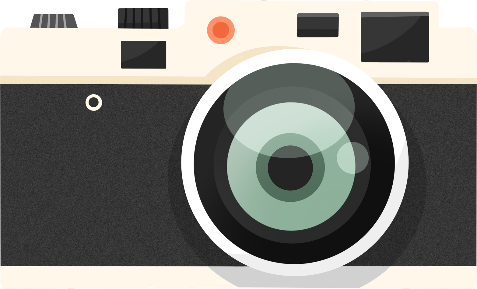 黑色相机图片插画素材制作技巧！