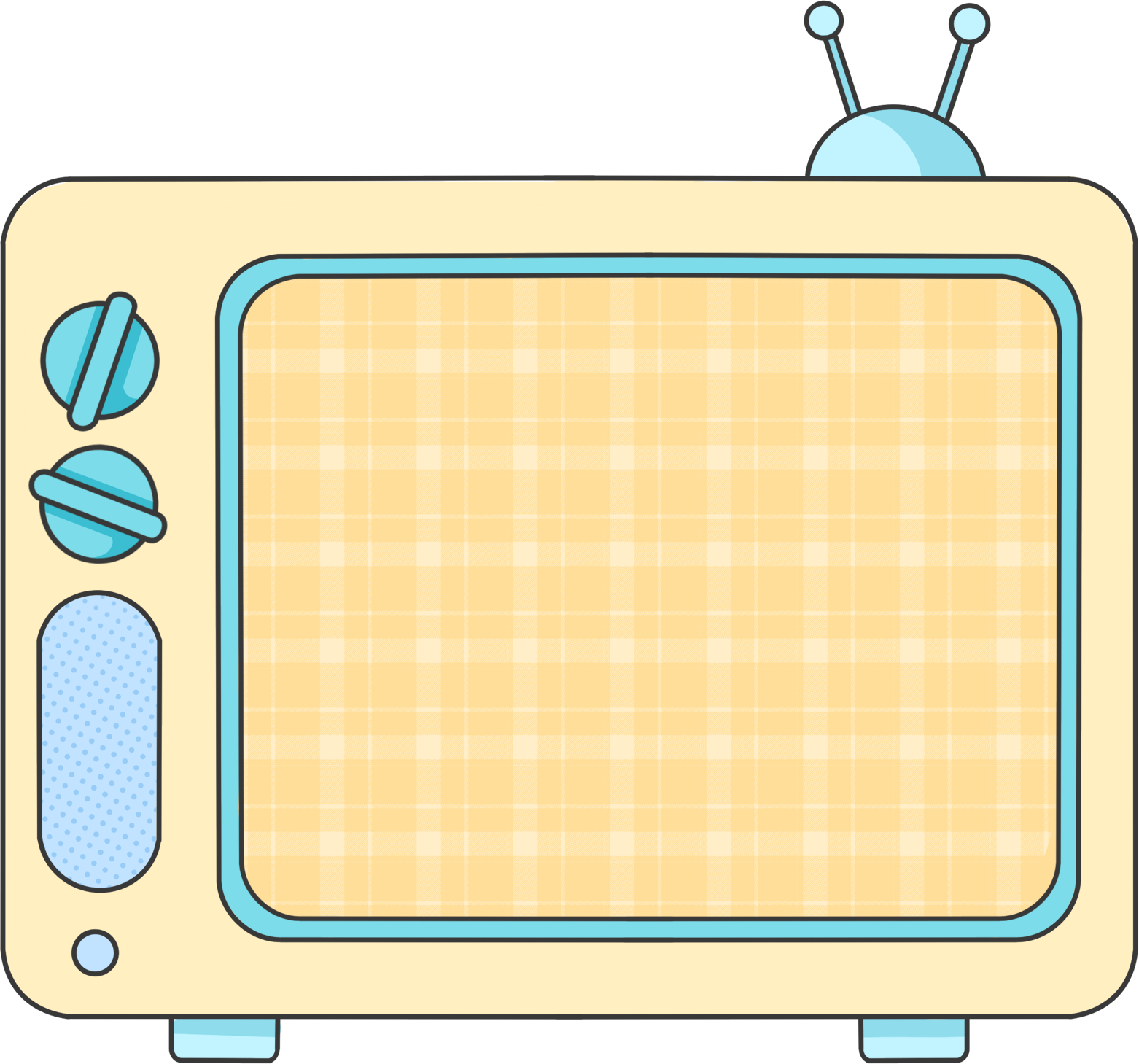 卡通电视图片绘画如何画？