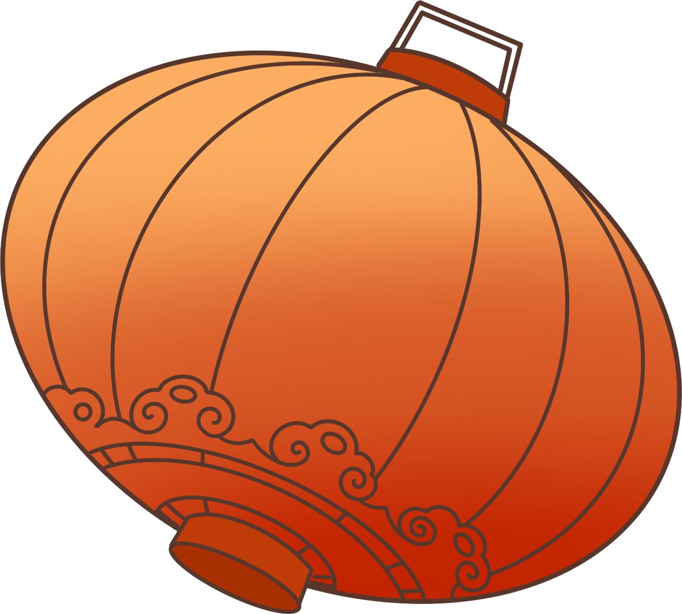 国风灯笼图片绘画作品如何画？