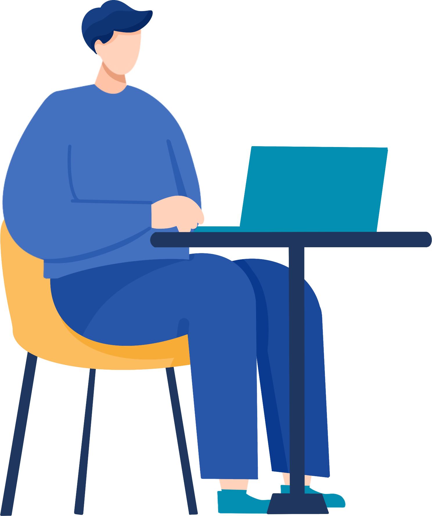 办公男生图片插画大全制作方法！