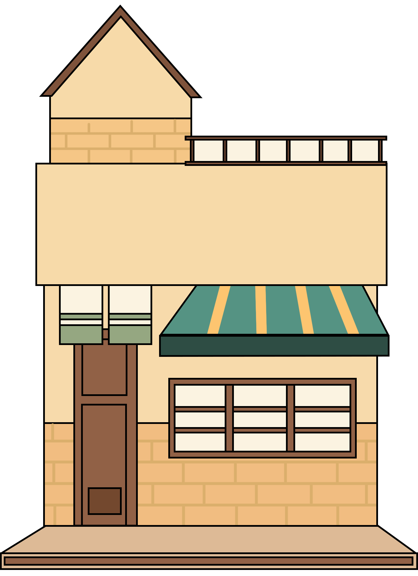 建筑插画图片如何画？