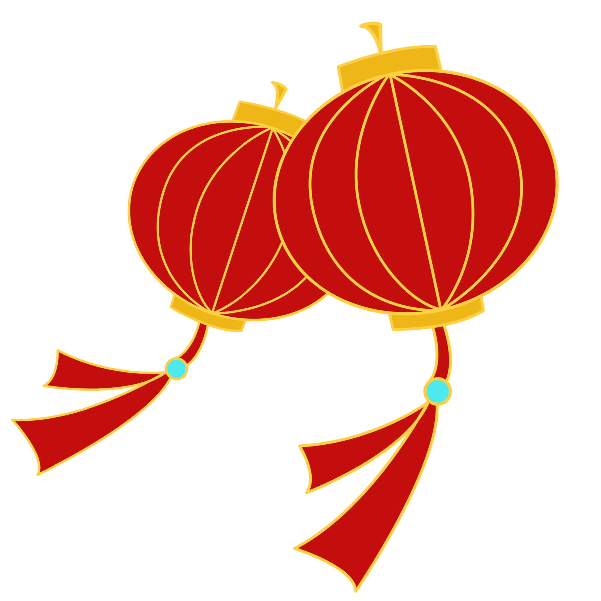 灯笼图片插画简单制作步骤！