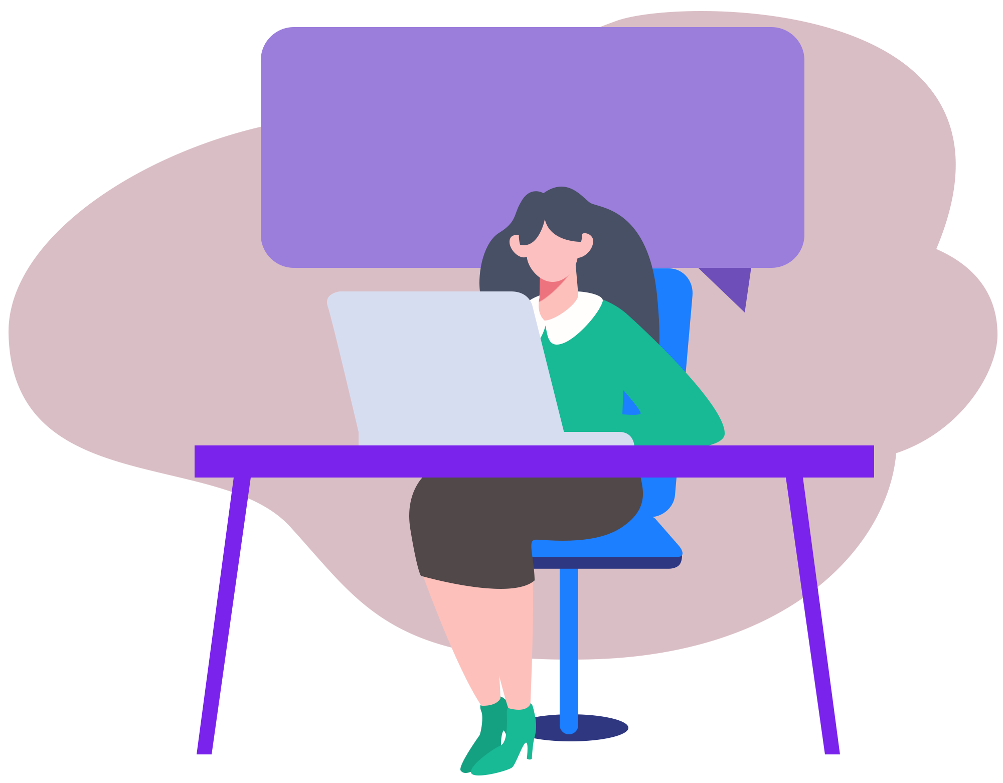 校园招聘插画图片如何画？