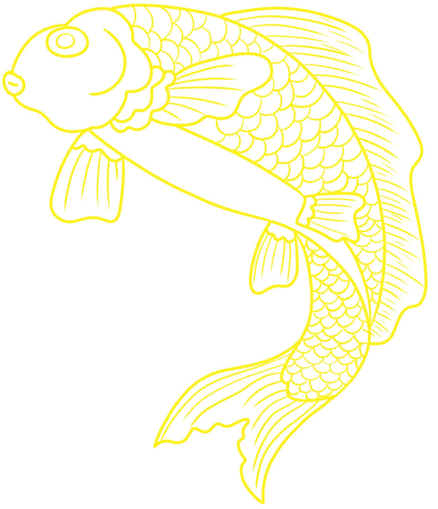 锦鲤绘画图片怎样画？
