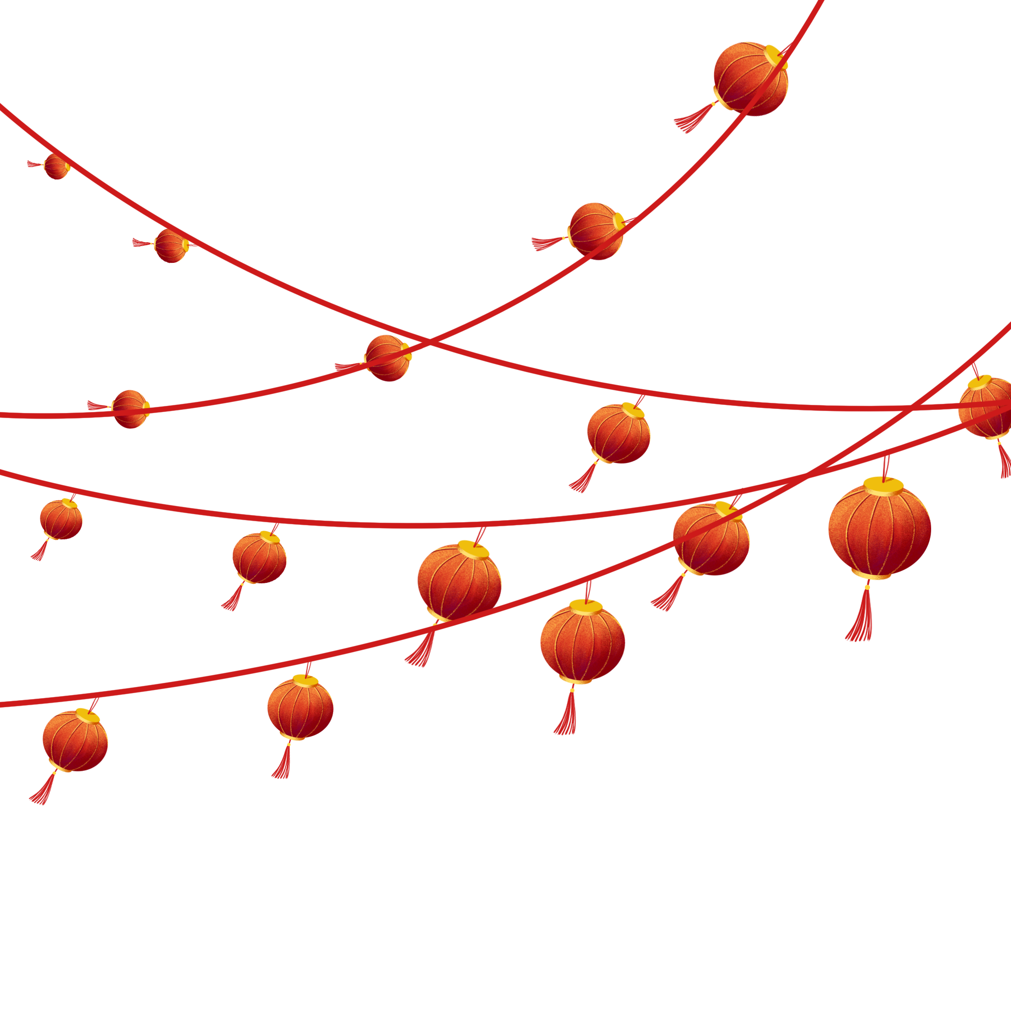 灯笼图片插画简单如何制作?