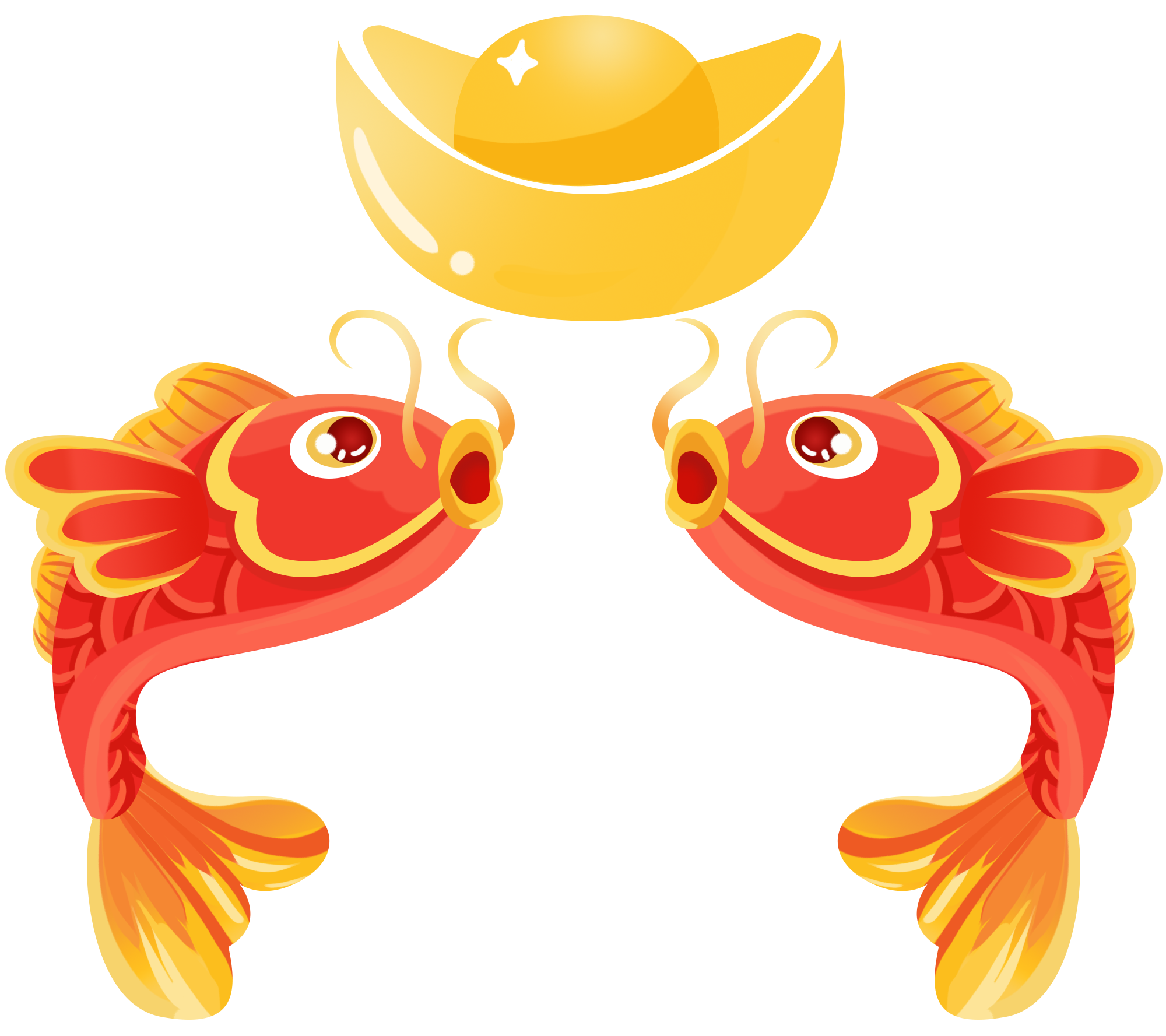 锦鲤元宝插画制作技巧！