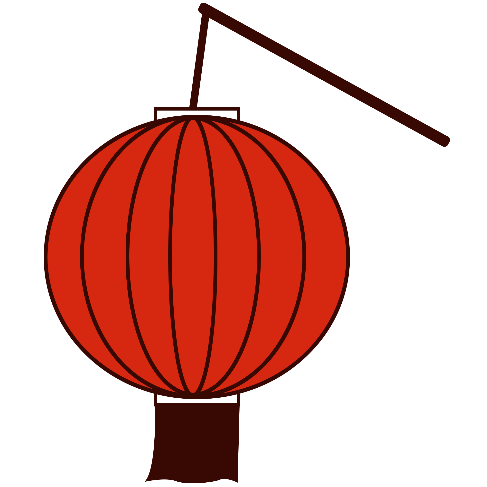 灯笼图片插画简单制作方法！