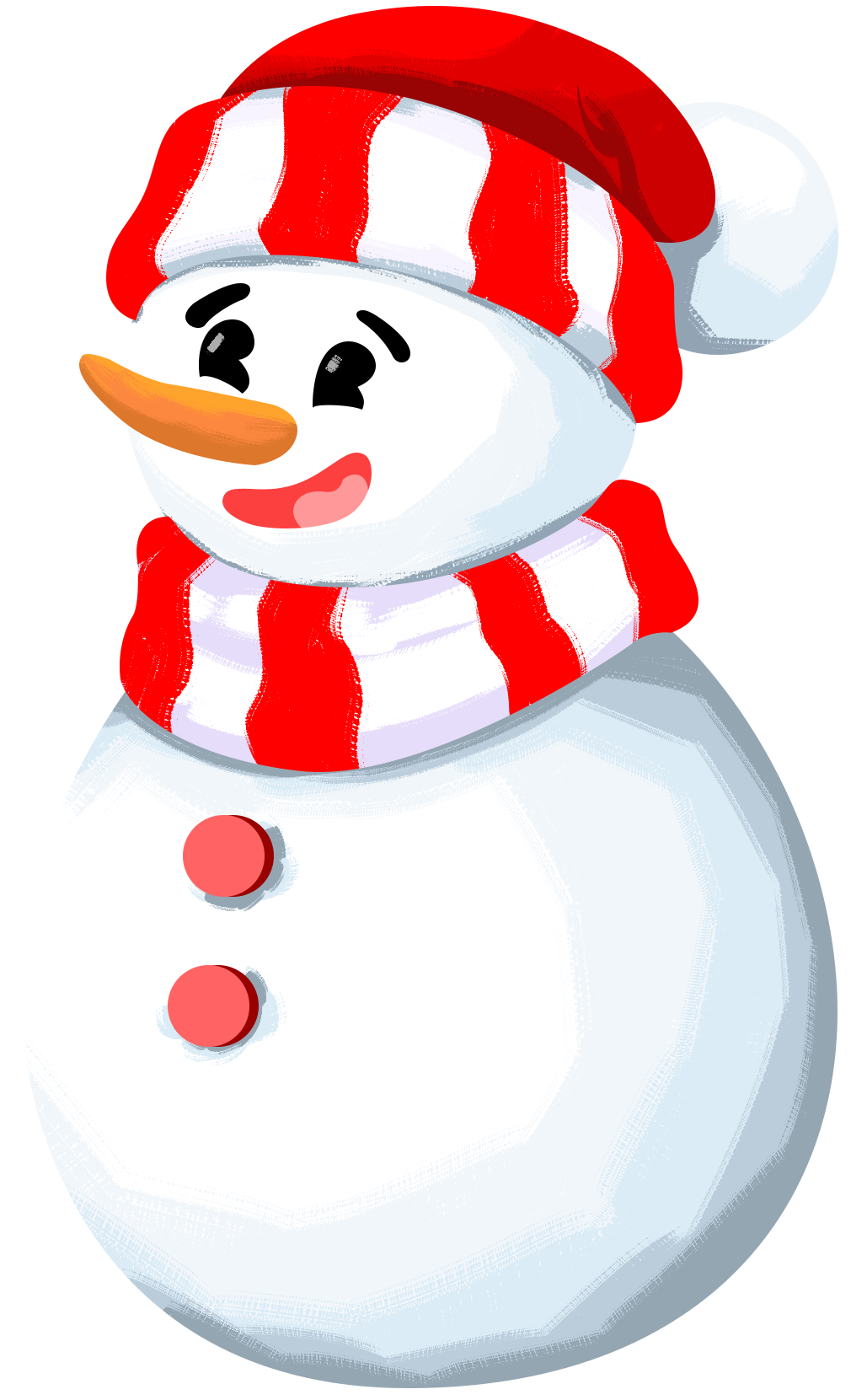 雪人素材图制作技巧！