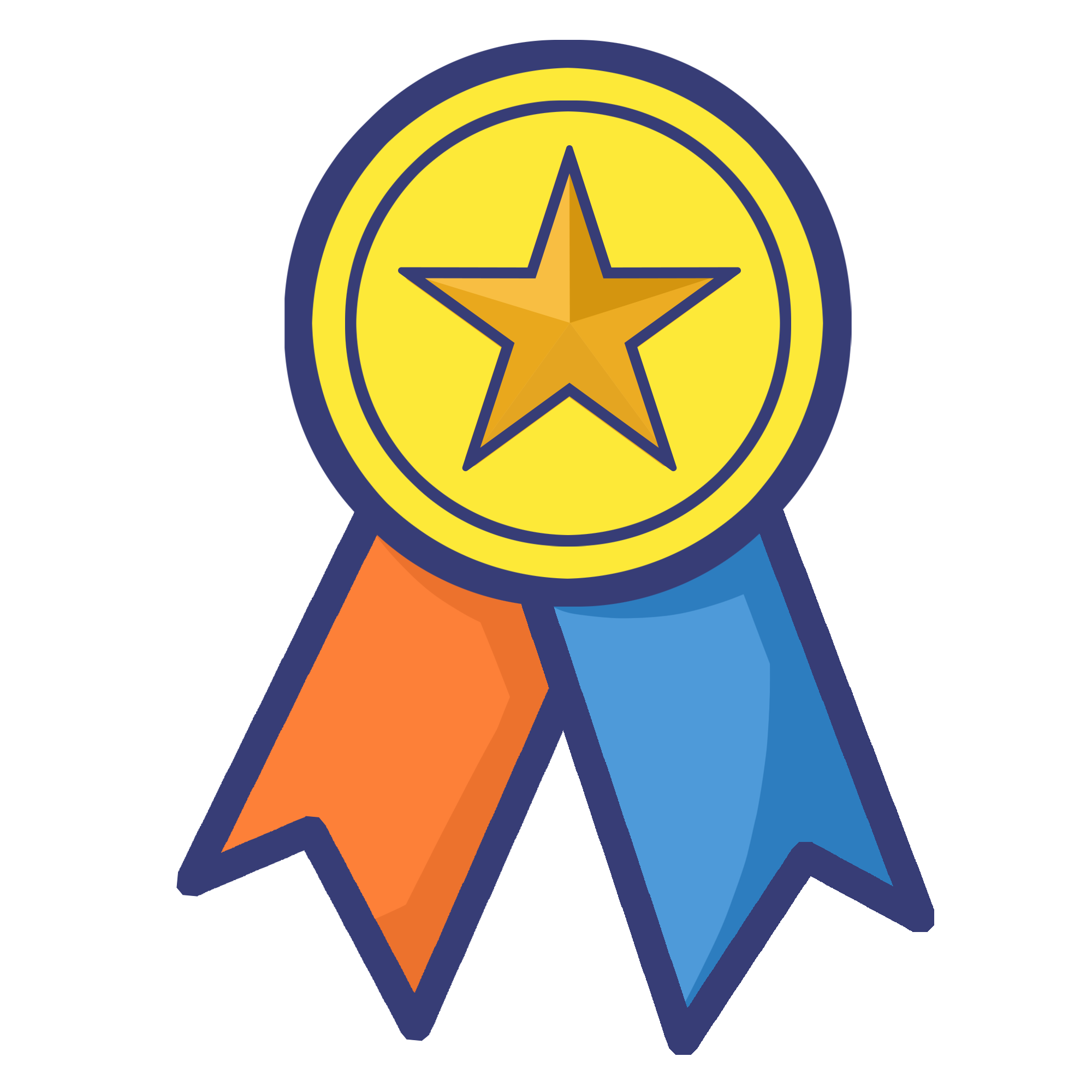 奖章图片绘画素材如何绘制?