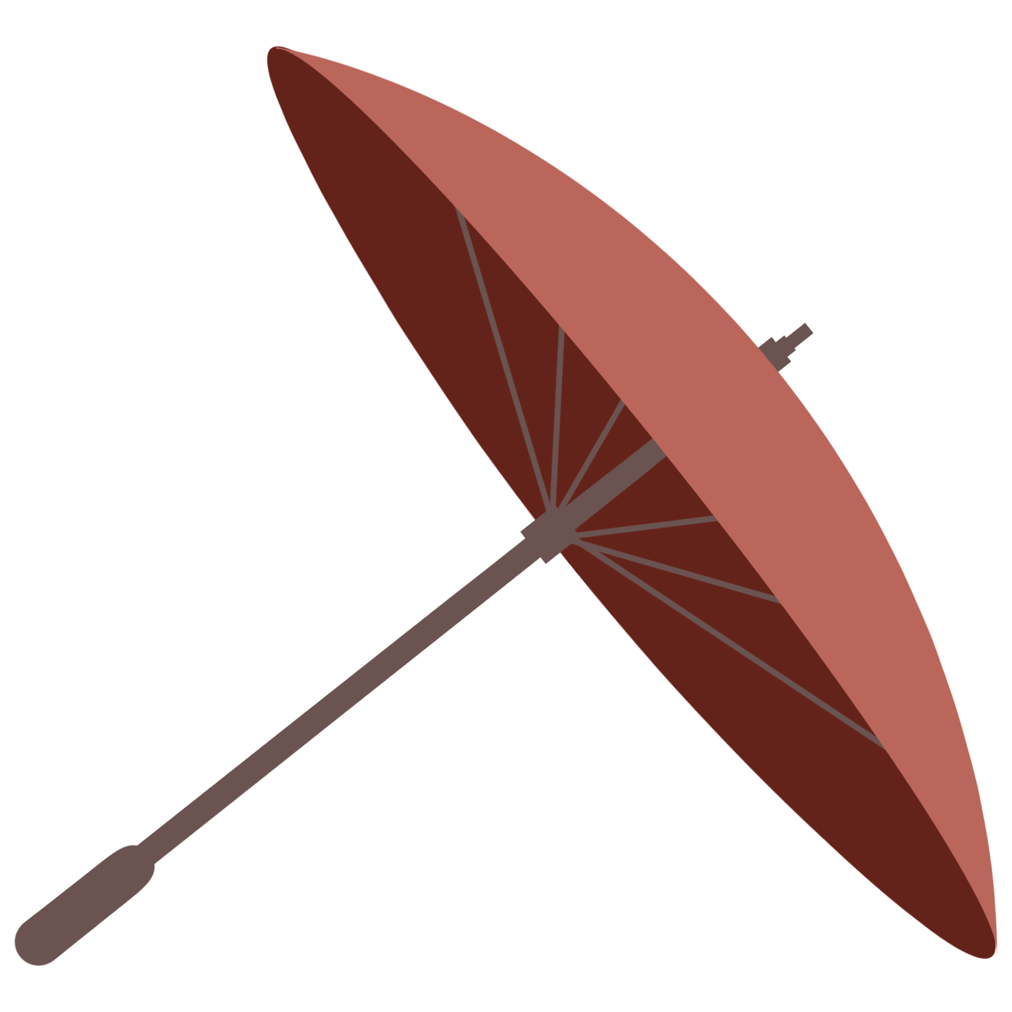 古风雨伞图片素材高清如何绘制?