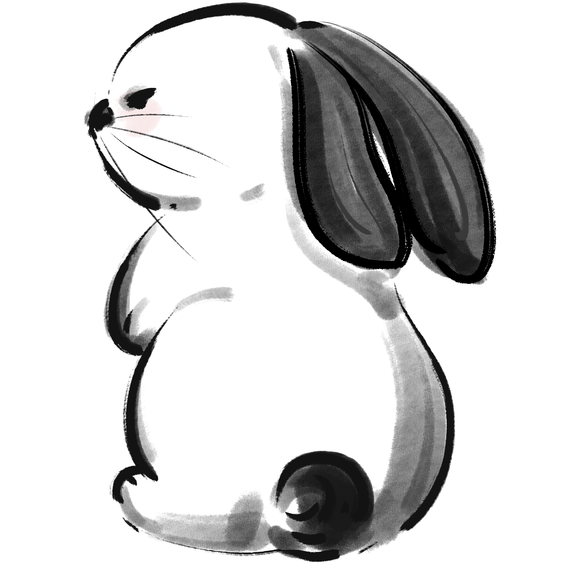 兔子图片绘画2023制作方法！