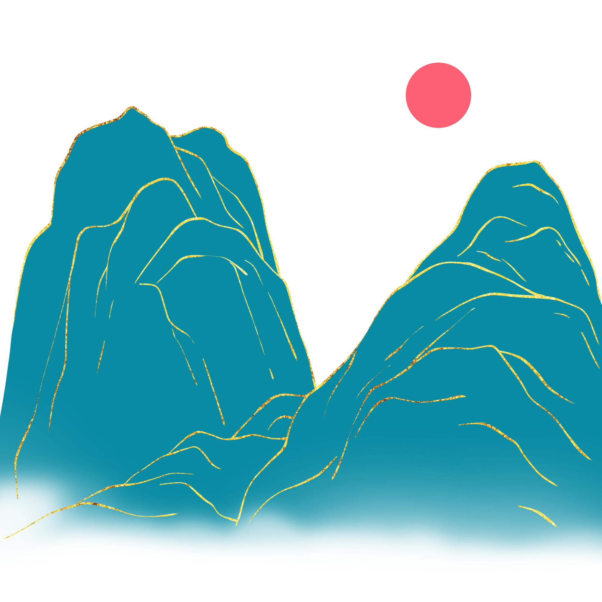 山的图片素材怎样画？