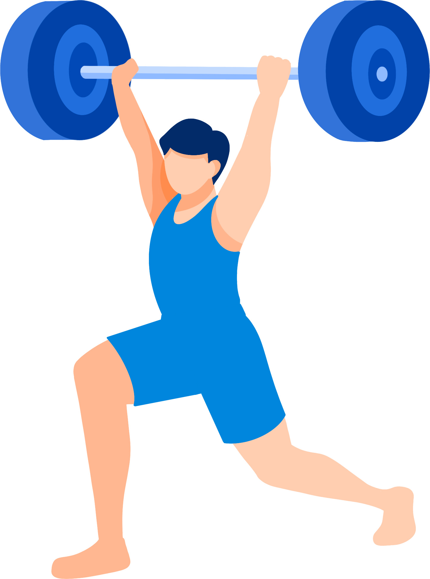 举重运动素材图片如何画？