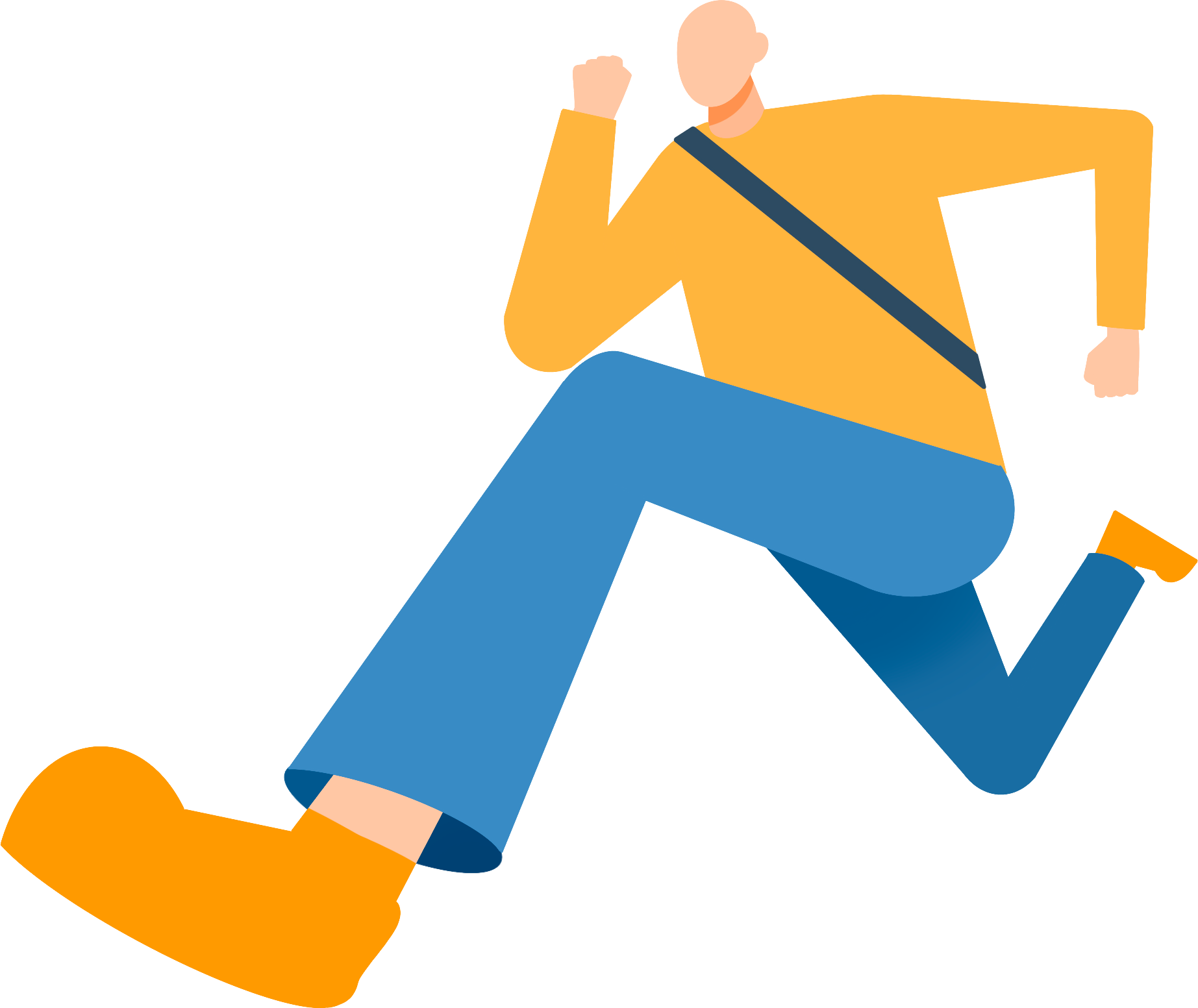 奔跑学生男生素材视频怎样画？