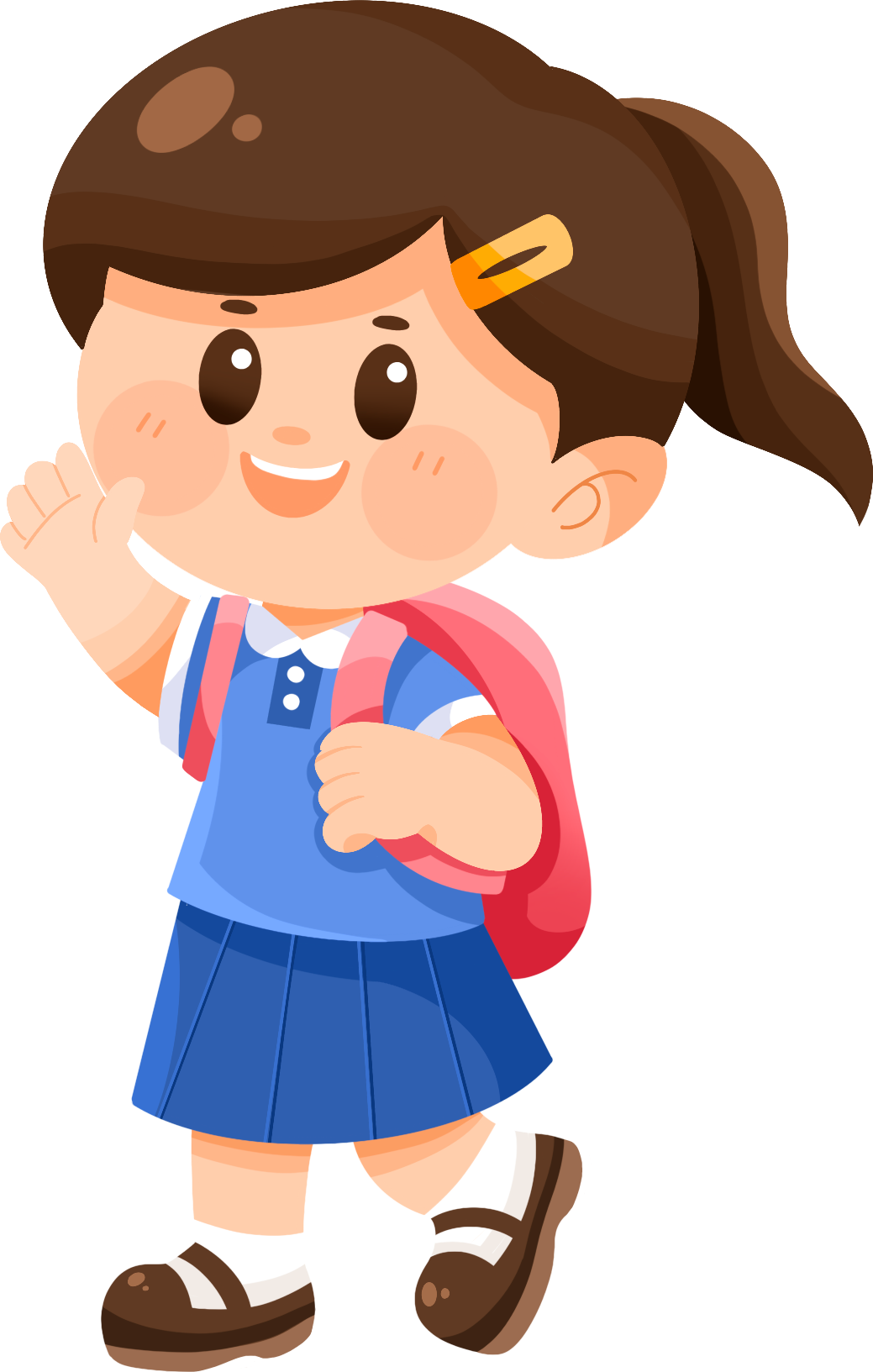 小学生女孩素材图片怎样画？