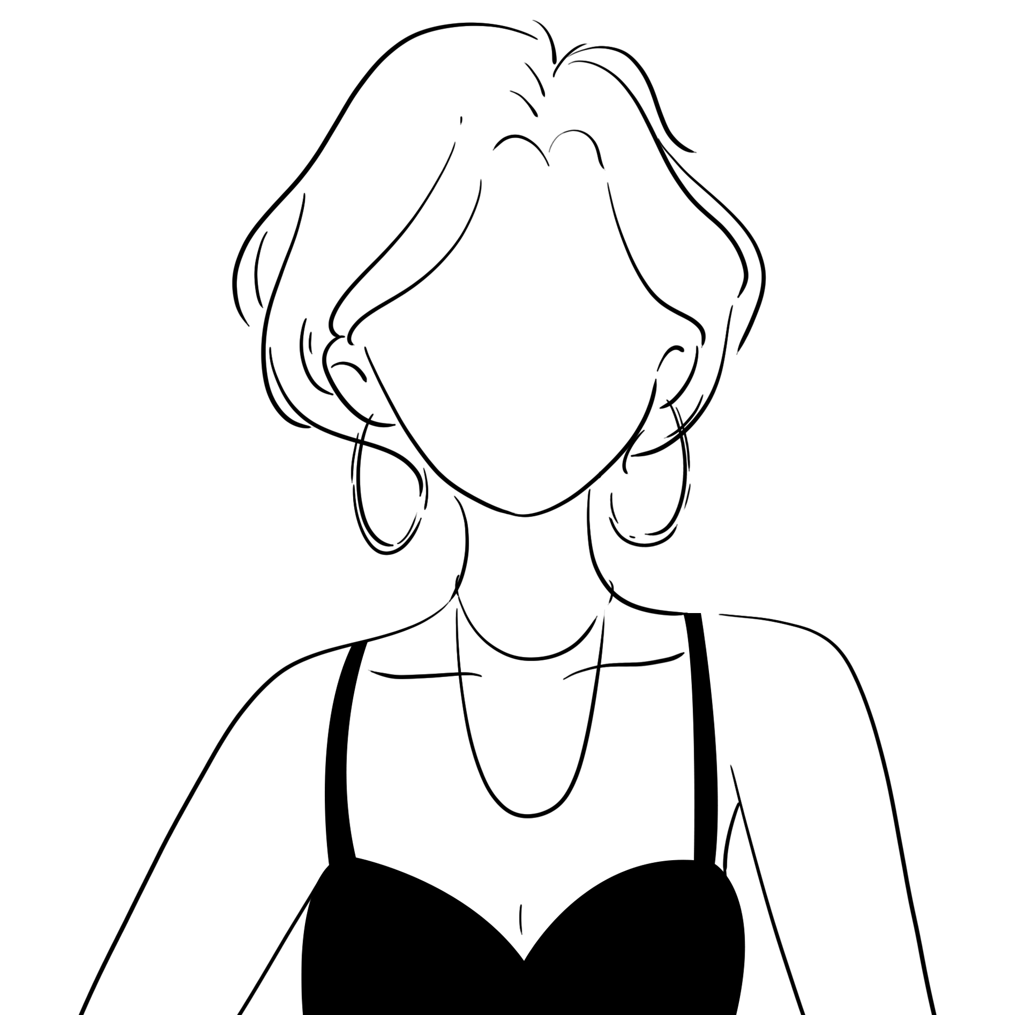 女生简笔画图片绘画大全怎么画？