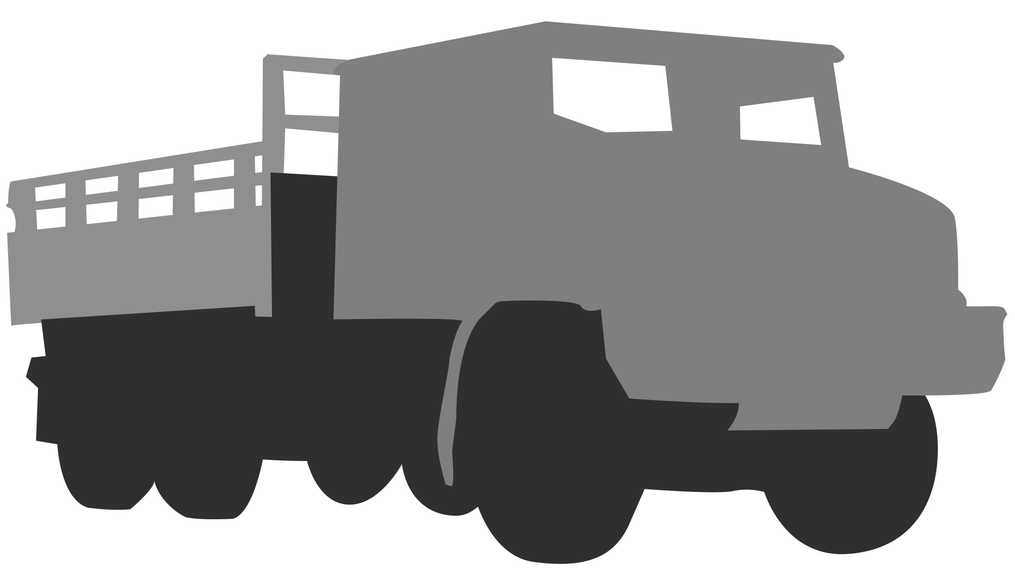 卡车绘画图片怎样画？