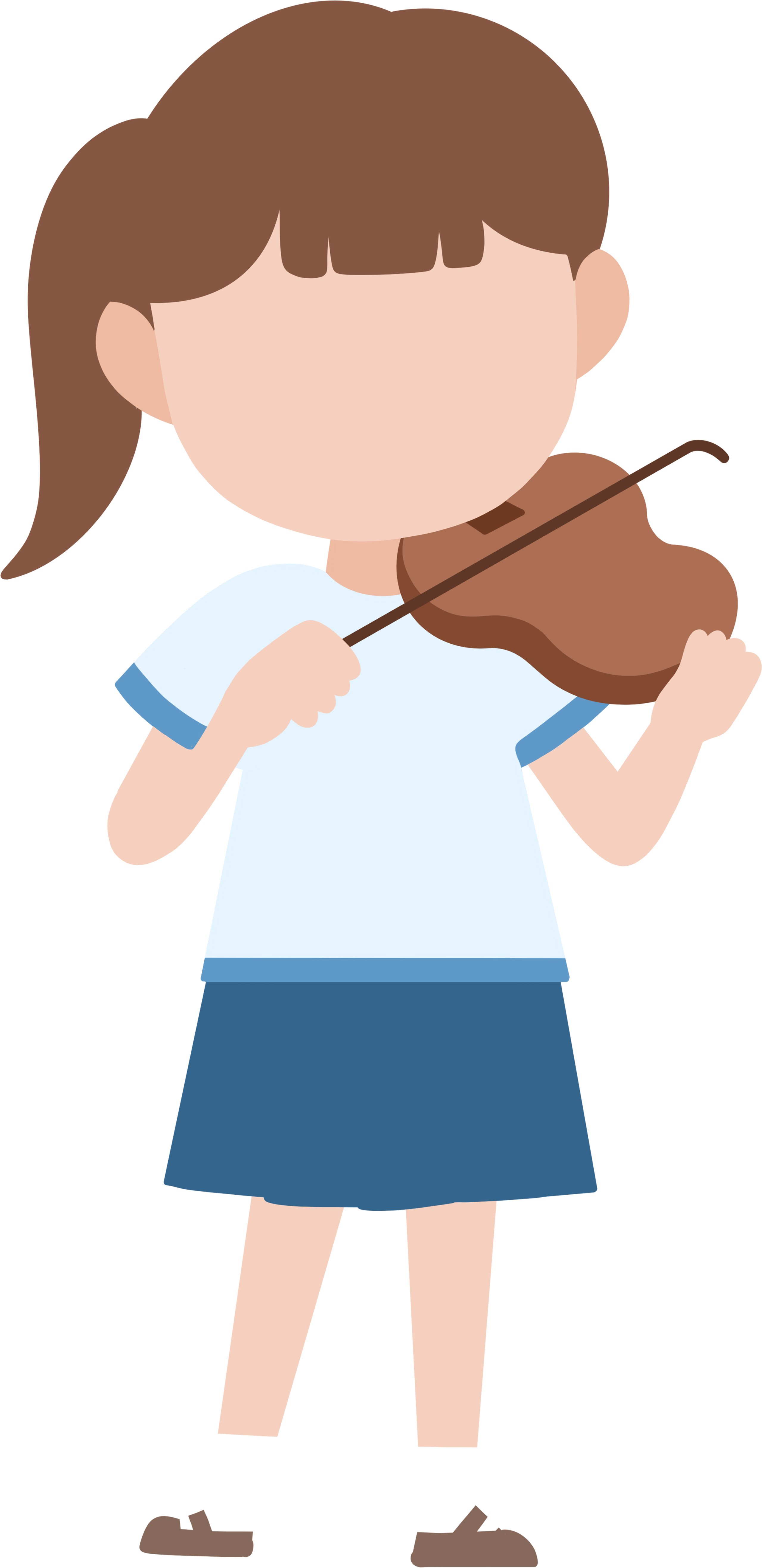 拉小提琴女生素材图片制作技巧！
