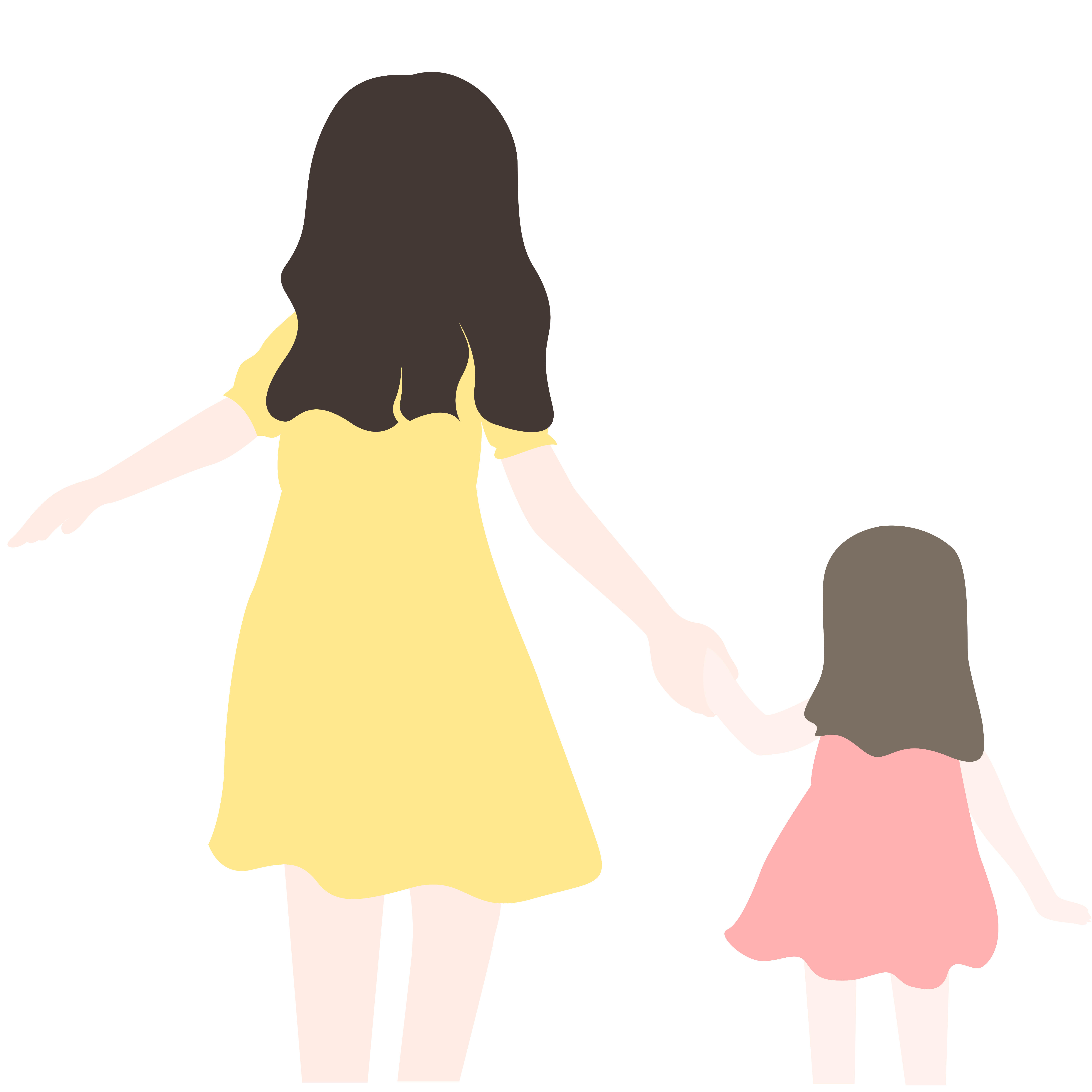 妈妈和孩子素材图片大全图片如何绘制