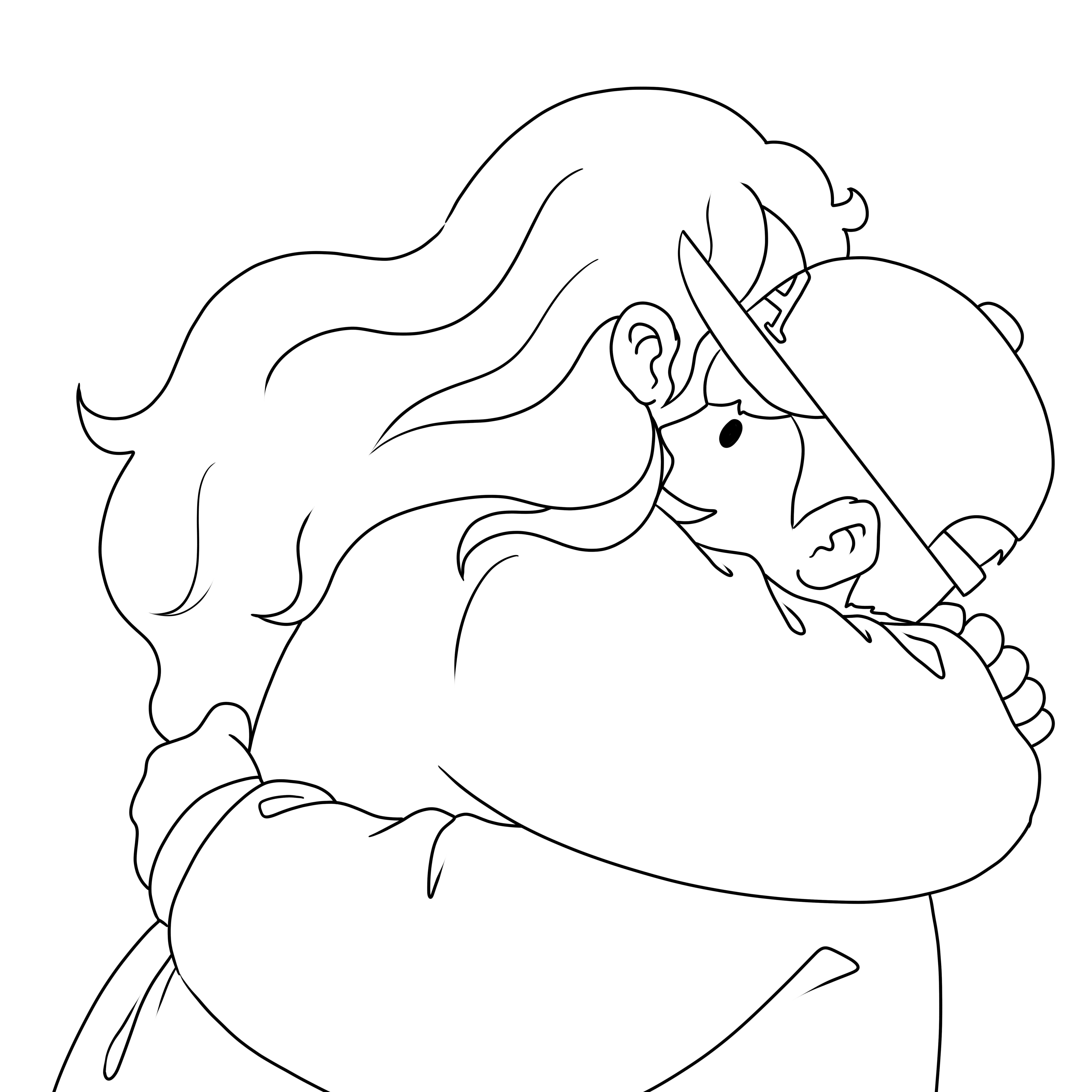 情侣绘画模板制作技巧