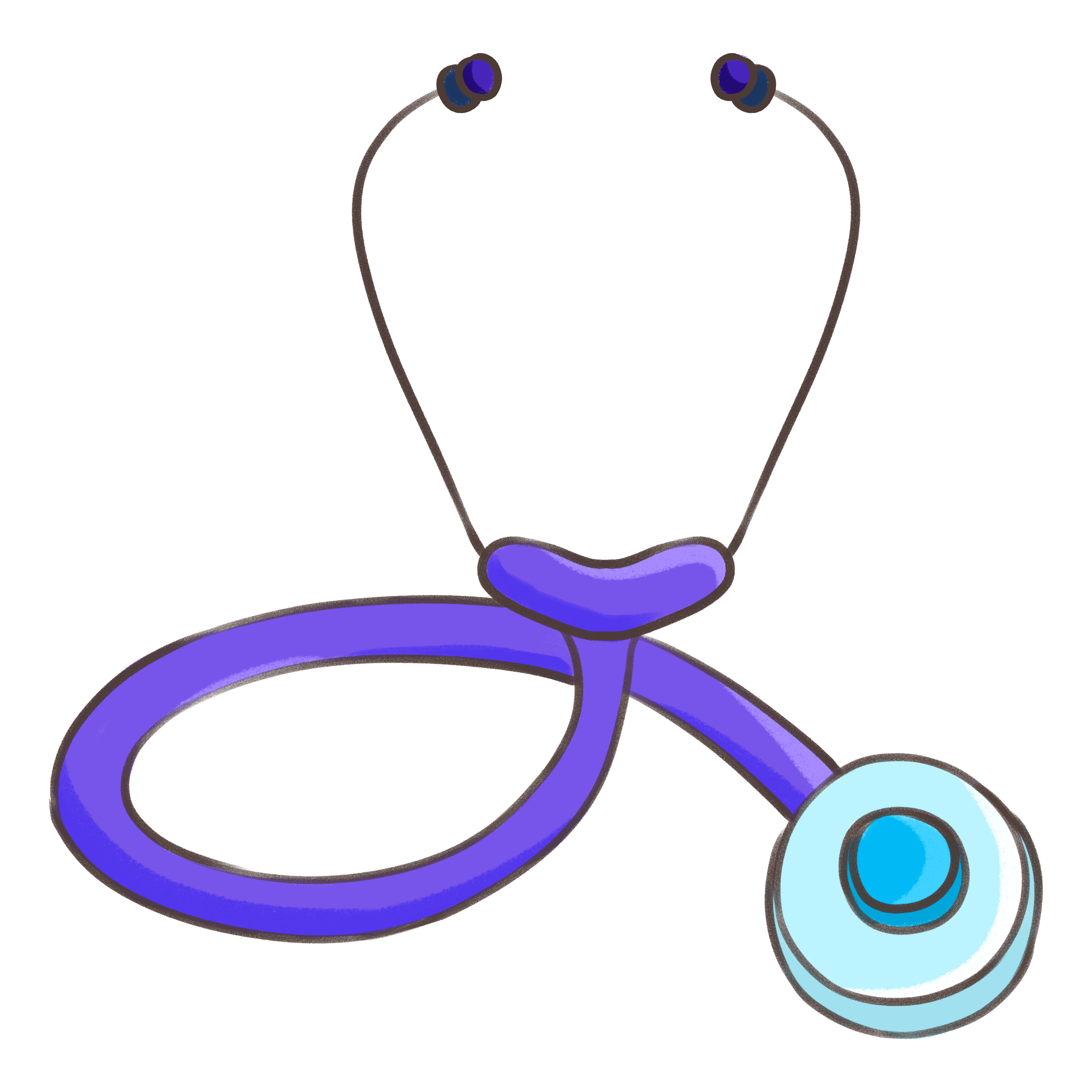 听诊器绘画图片如何制作