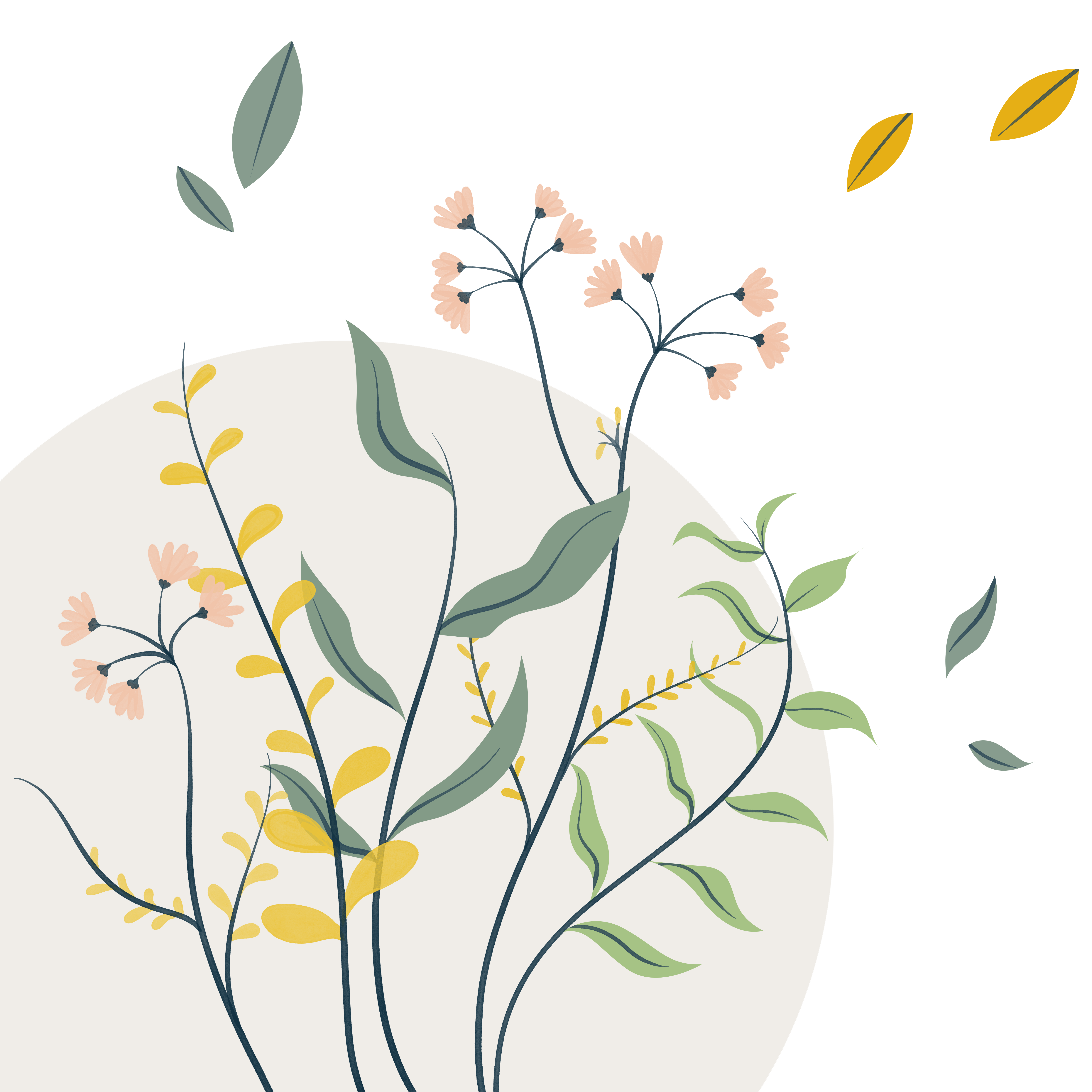 清新简约素材图片怎样画