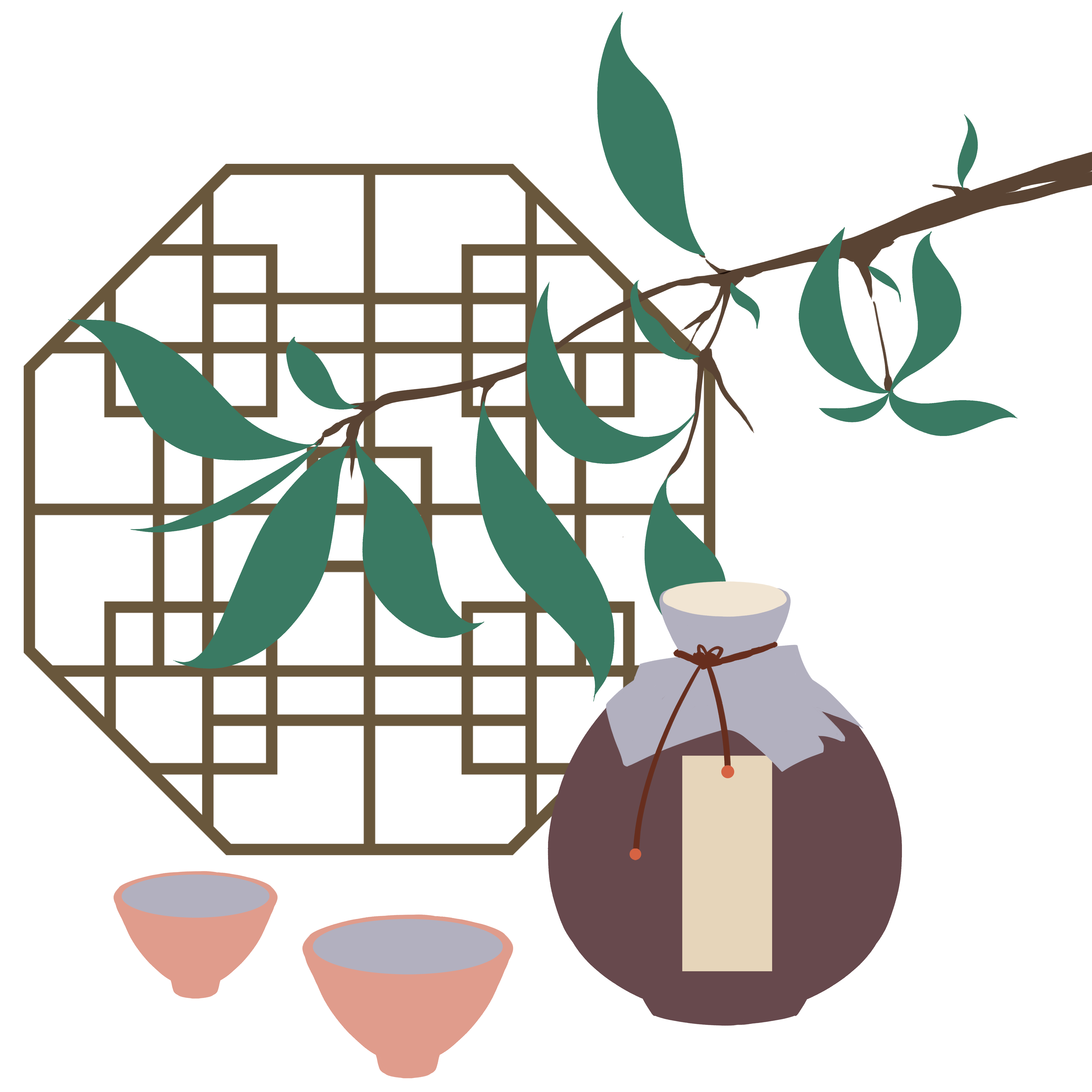 桂花酒素材制作方法