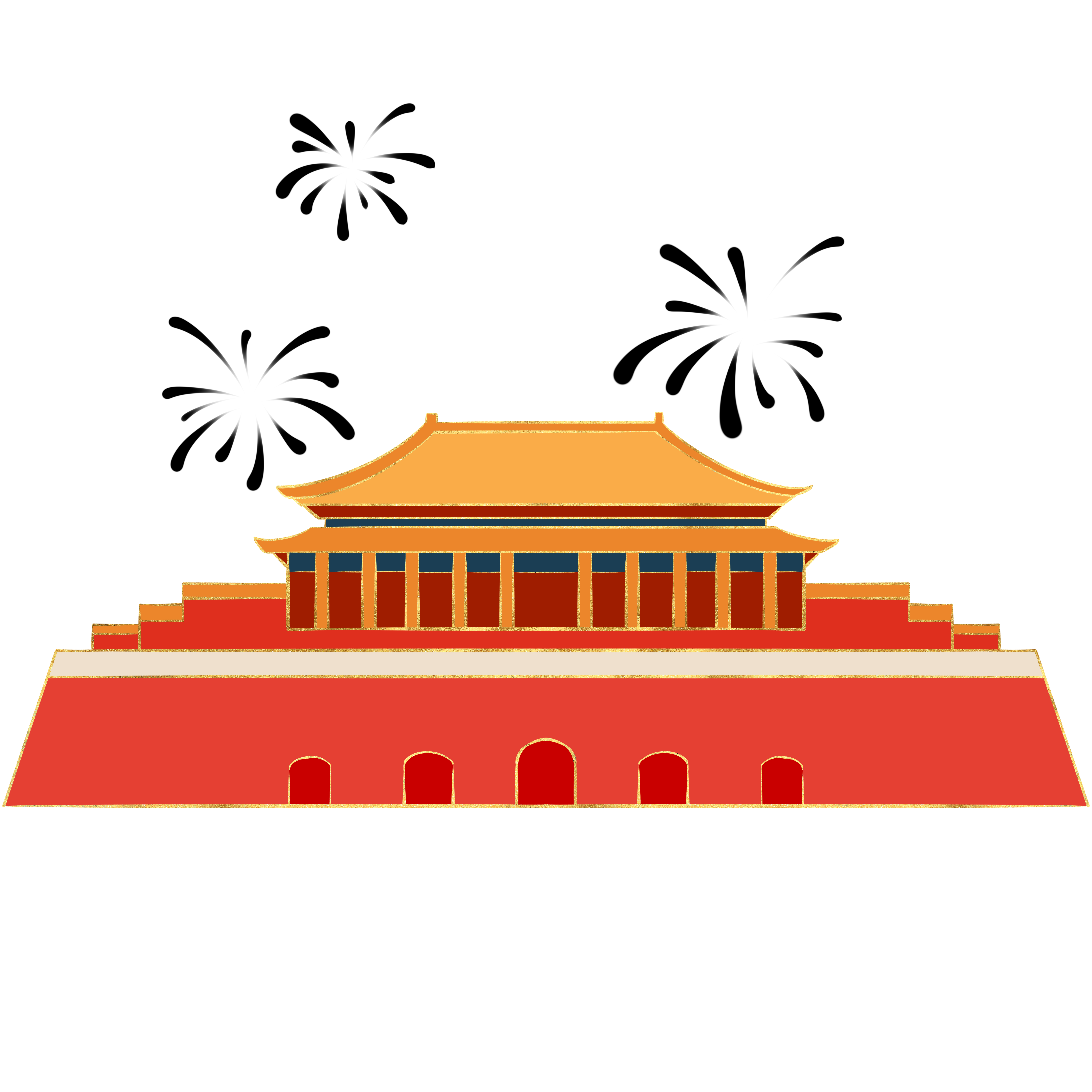 天安城门图片素材制作方法