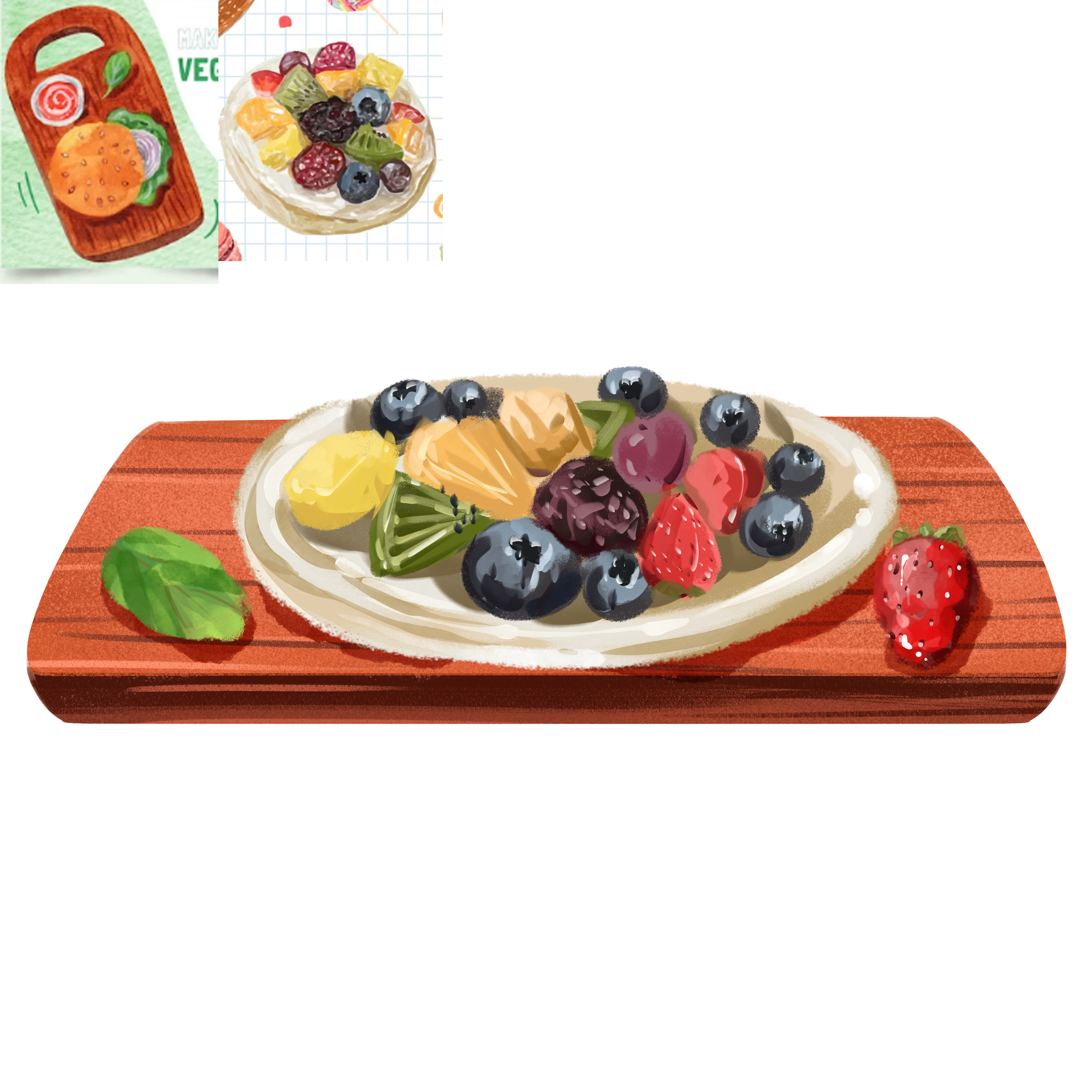 食谱插画设计创作方法快速制作技巧