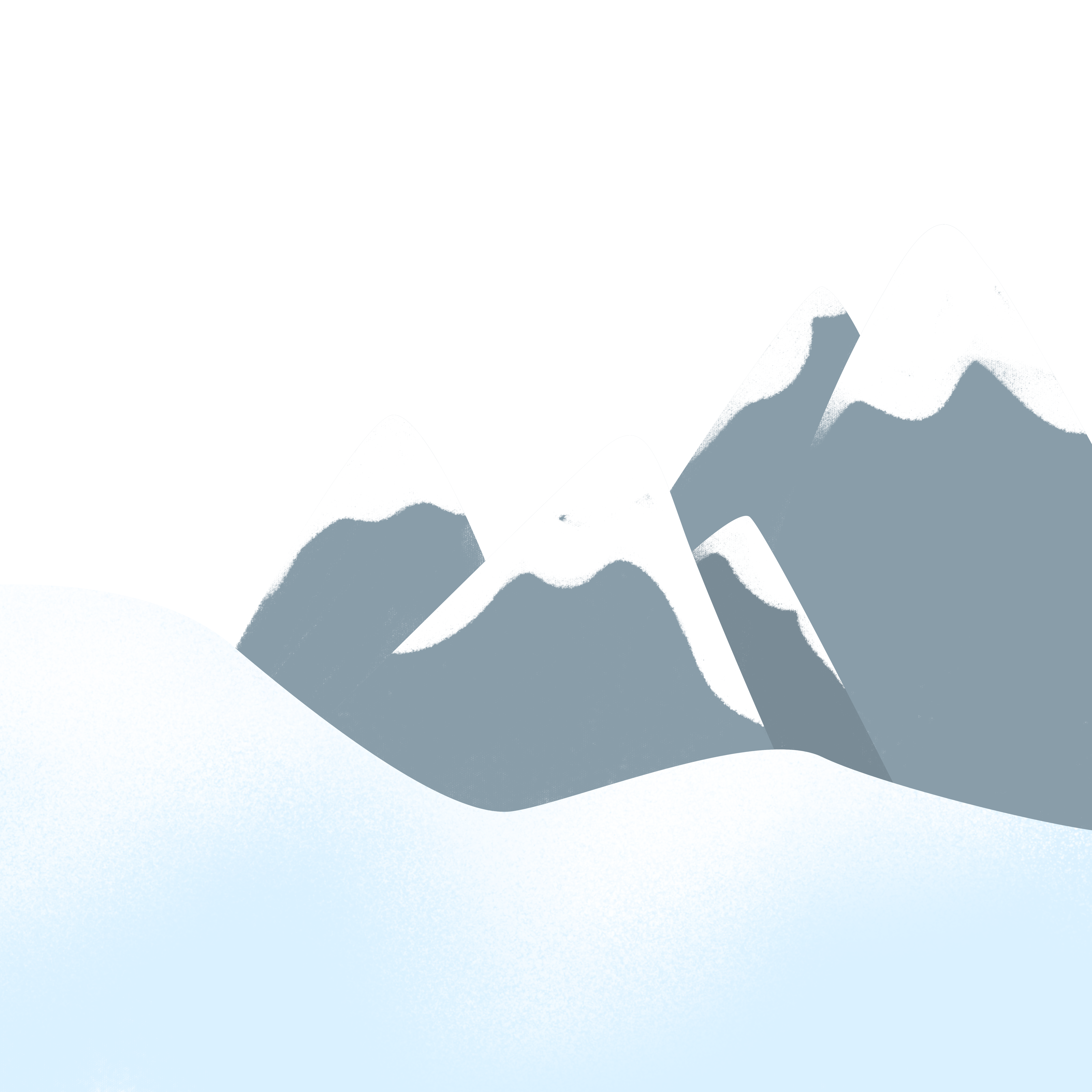 滑雪插画图片制作方法