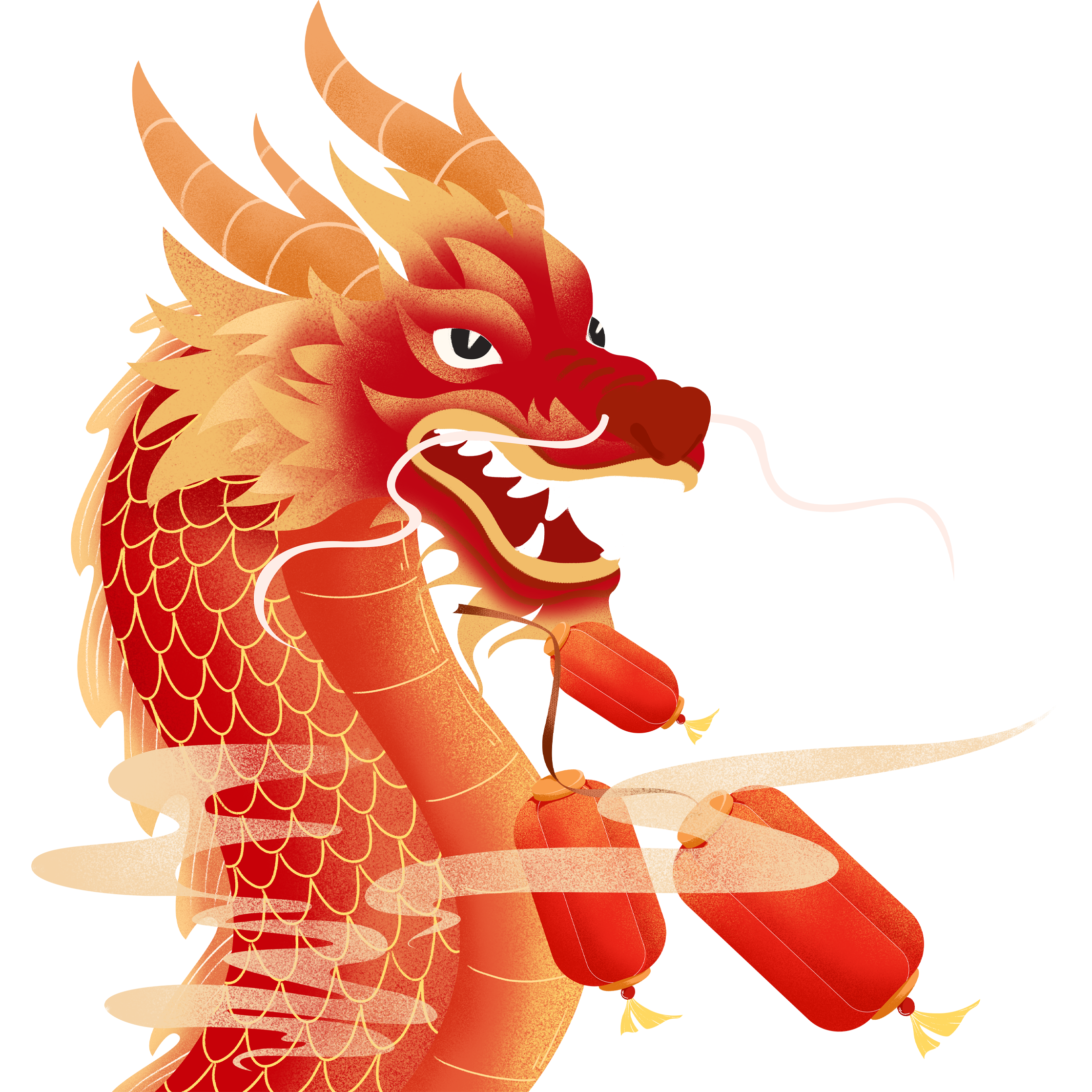 元旦插画图片制作方法