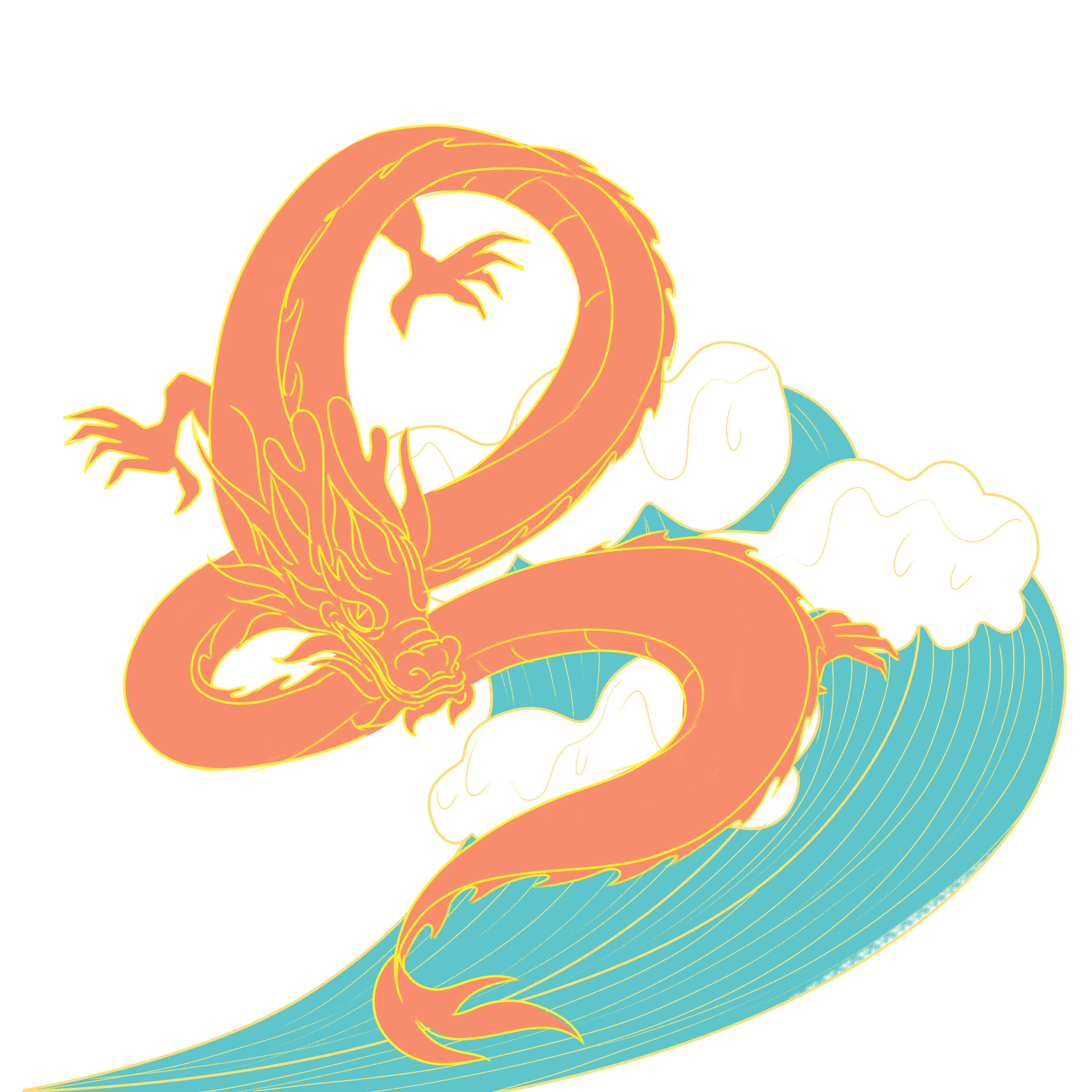 元旦插画图片如何画