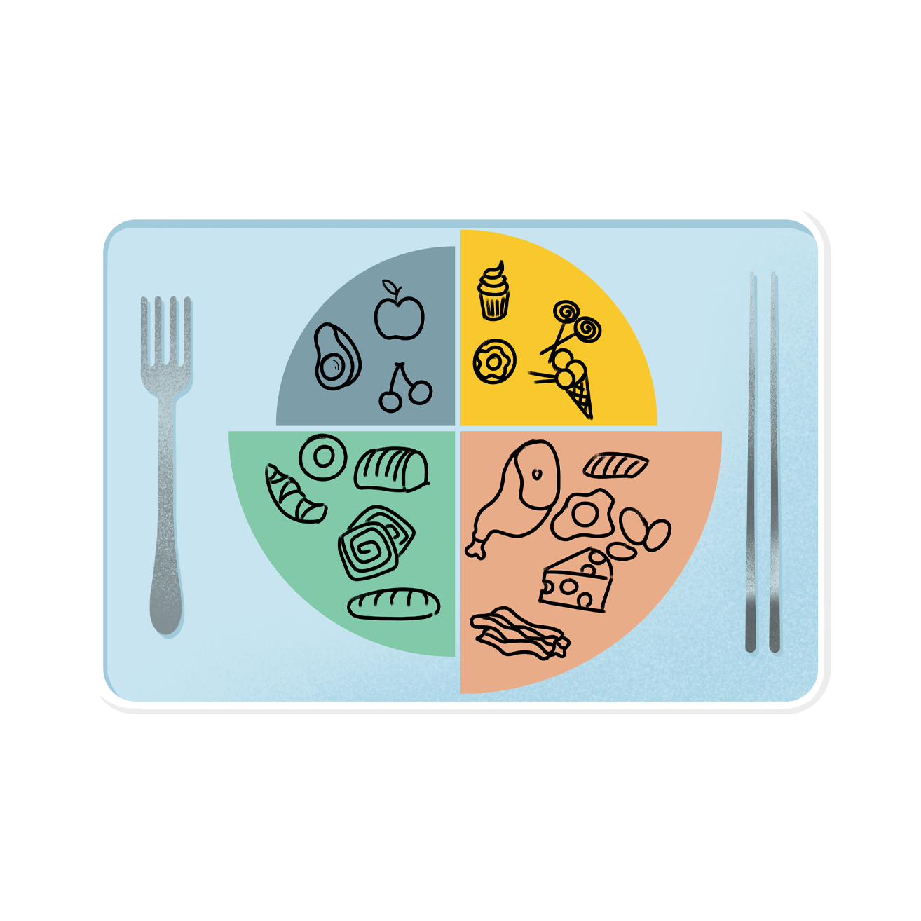食谱素材图怎样画